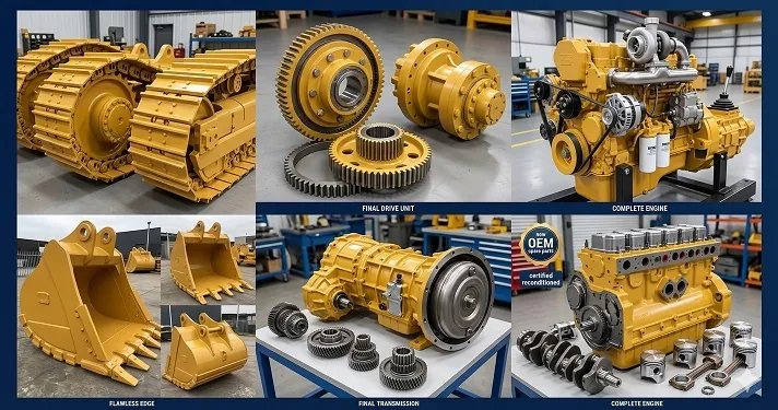 Cat Komatsu Hitachi Liebherr Bell Volvo Aftermarket Parts